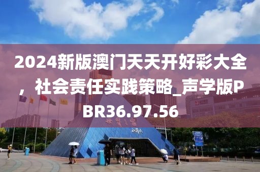 2024新版澳门天天开好彩大全，社会责任实践策略_声学版PBR36.97.56