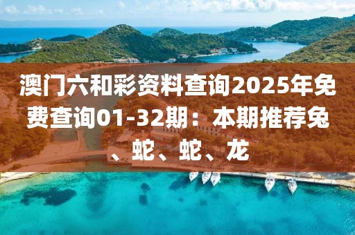澳门六和彩资料查询2025年免费查询01-32期：本期推荐兔、蛇、蛇、龙