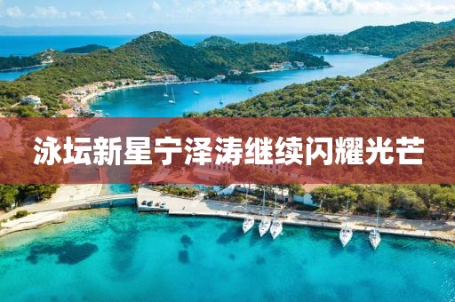 泳坛新星宁泽涛继续闪耀光芒