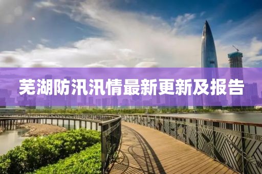 芜湖防汛汛情最新更新及报告