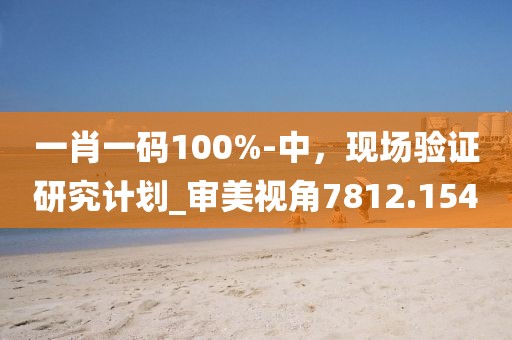 一肖一码100%-中，现场验证研究计划_审美视角7812.154