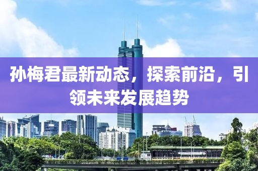 孙梅君最新动态，探索前沿，引领未来发展趋势