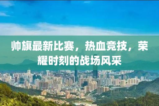 帅旗最新比赛，热血竞技，荣耀时刻的战场风采