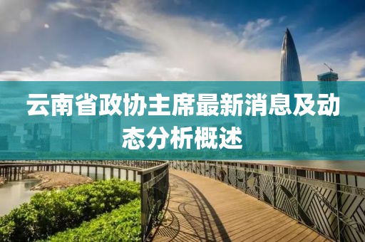 云南省政协主席最新消息及动态分析概述