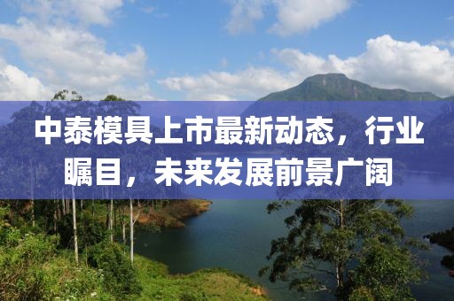 中泰模具上市最新动态，行业瞩目，未来发展前景广阔