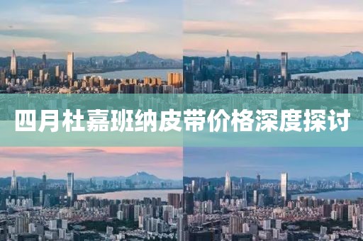 四月杜嘉班纳皮带价格深度探讨