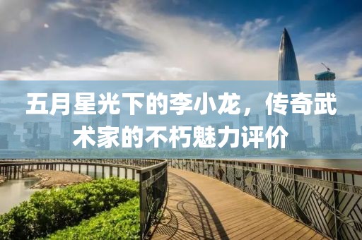 五月星光下的李小龙，传奇武术家的不朽魅力评价