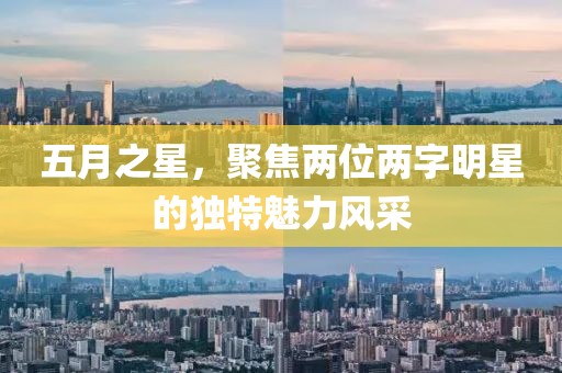 五月之星，聚焦两位两字明星的独特魅力风采