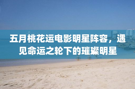 五月桃花运电影明星阵容，遇见命运之轮下的璀璨明星
