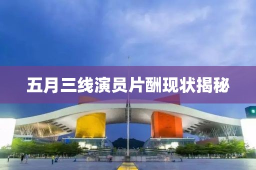 五月三线演员片酬现状揭秘