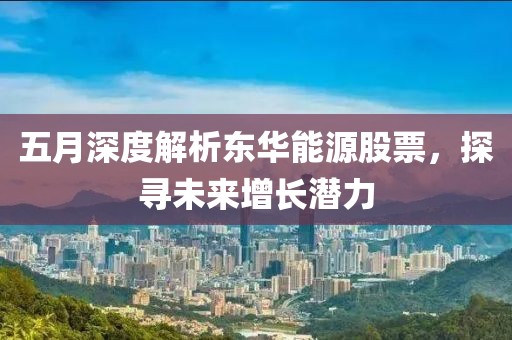 五月深度解析东华能源股票，探寻未来增长潜力