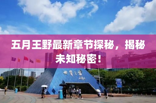 五月王野最新章节探秘，揭秘未知秘密！