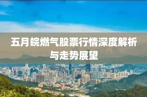 五月皖燃气股票行情深度解析与走势展望