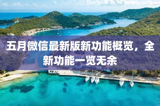 五月微信最新版新功能概览，全新功能一览无余