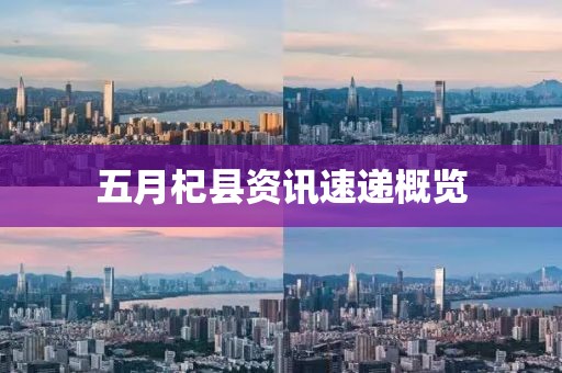 五月杞县资讯速递概览