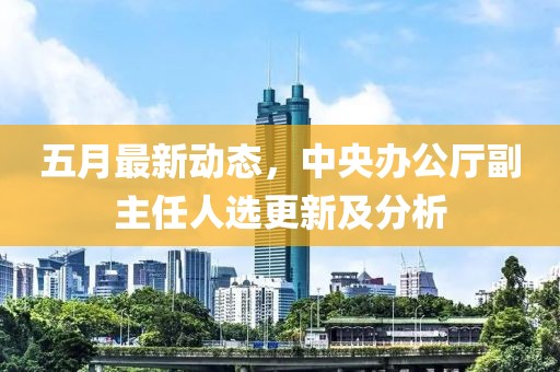 五月最新动态，中央办公厅副主任人选更新及分析