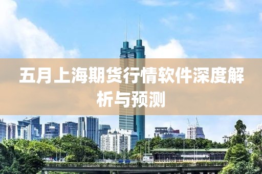 五月上海期货行情软件深度解析与预测
