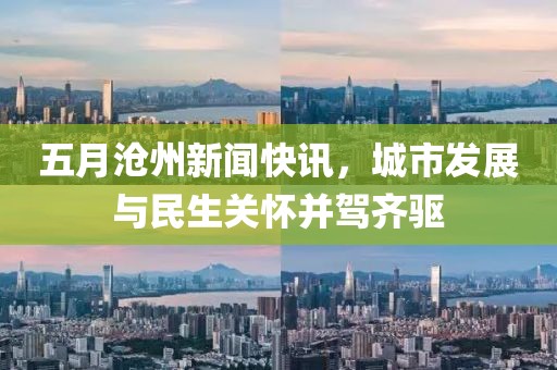 五月沧州新闻快讯，城市发展与民生关怀并驾齐驱