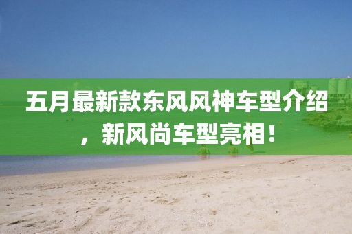 五月最新款东风风神车型介绍，新风尚车型亮相！