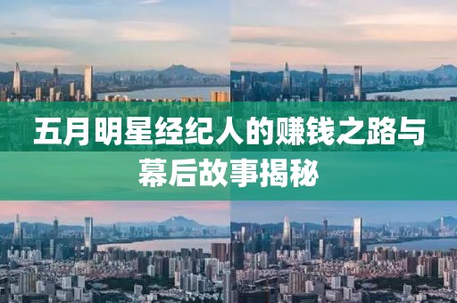五月明星经纪人的赚钱之路与幕后故事揭秘