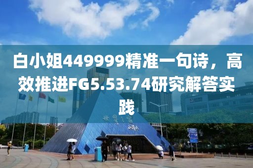 白小姐449999精准一句诗，高效推进FG5.53.74研究解答实践