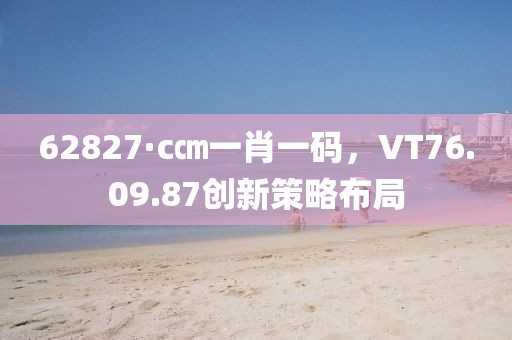 62827·c㎝一肖一码，VT76.09.87创新策略布局