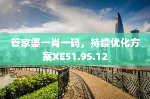 管家婆一肖一码，持续优化方案XE51.95.12